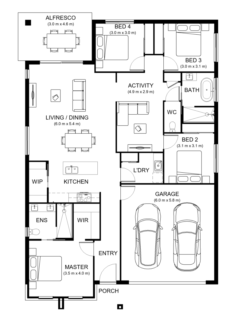 Bluegum floorplan