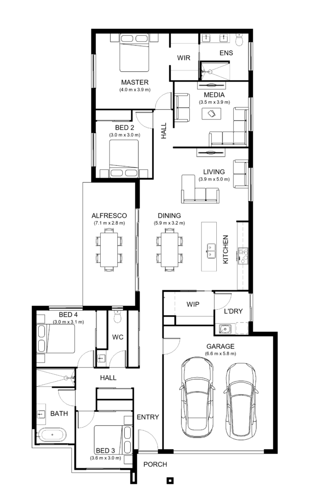 Cyan floorplan