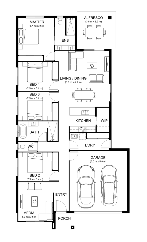 Ebony floorplan