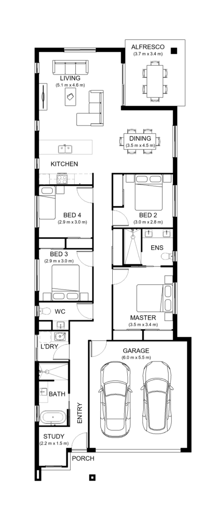 Ironbark floorplan