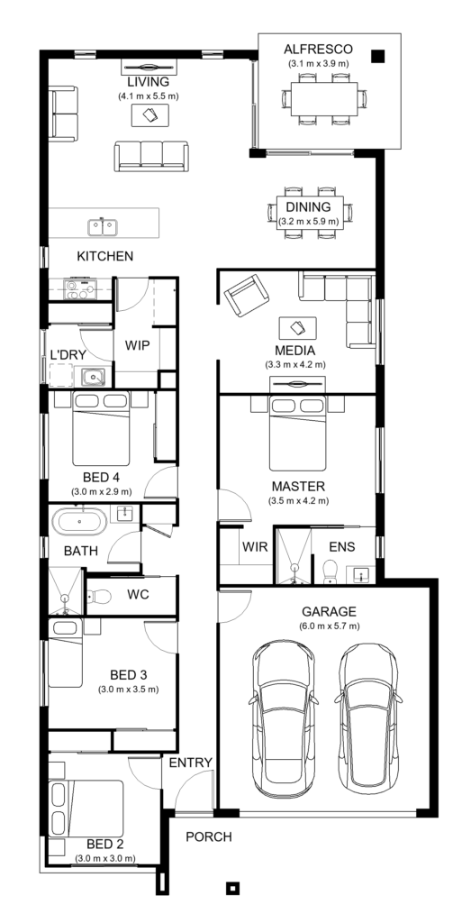 Rosewood floorplan