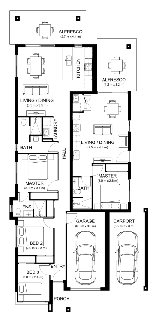 Serrata floorplan