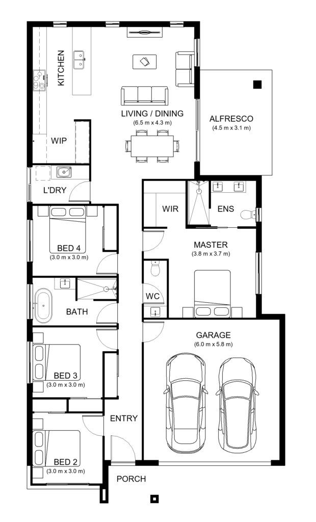 Teak floorplan