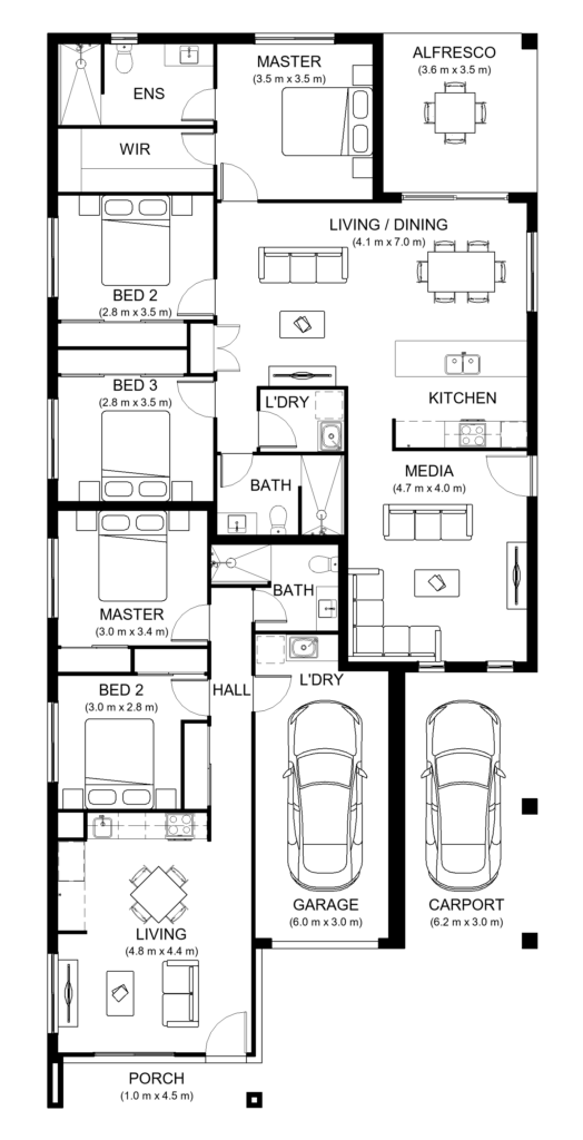 Waratah floorplan