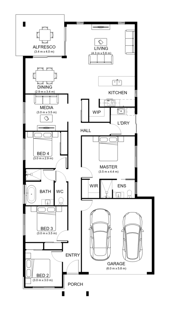 Whitehaven floorplan